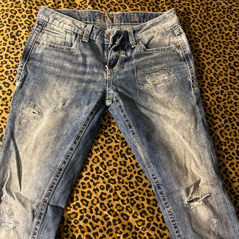 Buckle black jeans size 28